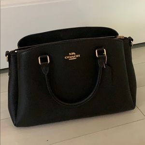 Black Coach handbag (with over the shoulder strap)